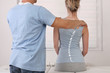 © dream@do - Scoliosis, Posture Correction. Chiropractic treatment, Back pain relief. Physiotherapy / Kinesiology for female patient
