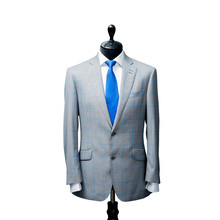 Stylish Casual Men's Suit On A Wooden Mannequin
