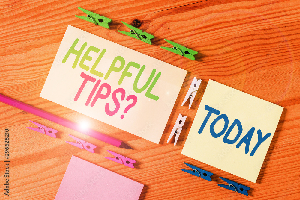 Helpful Images Examples Handwriting text Helpful Tips Question. Conceptual photo secret ...