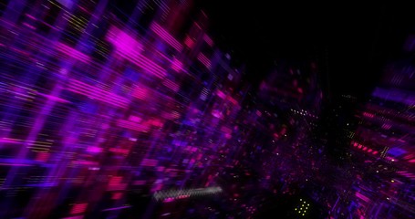 Wall Mural - abstract creative virtual reality cyberspace background. hyper jump into another world. speed of lig