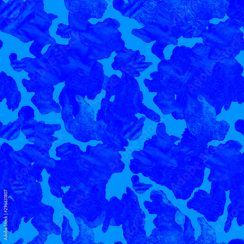 Seamless pattern with cow spots. Abstract fashion texture