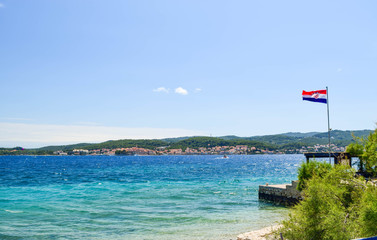 The Korcula cityscape.