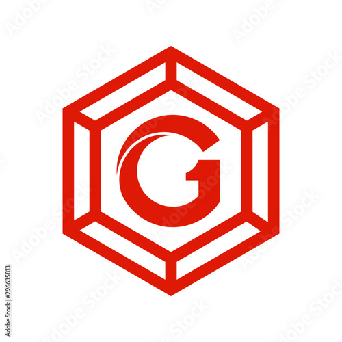 G1 Letter Logo Design Set Poster Mural XXL