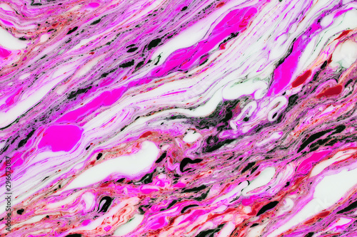 Abstract painting technique Ebru .Turkish style Ebru on the water with acryli...