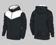 Sports jacket design winter sweater vector hoodie