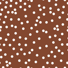Beautiful Dotted Vector Seamless Pattern