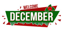 Welcome December Banner Design