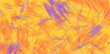 abstract orange colorful background - Watercolor orange and yellow background with purple paint strokes