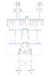 Electric wiring diagram for power transformers