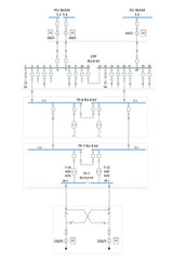 Wall Mural - Electric wiring diagram for power transformers