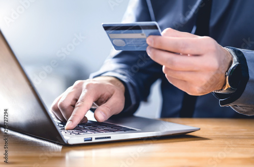 Fotomural Safe online payment and electronic money transfer security