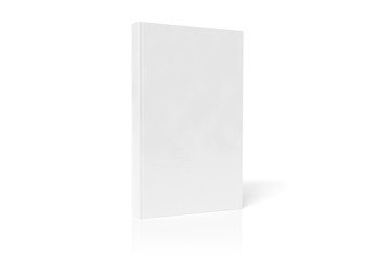 Wall Mural - blank a4 book hardcover mockup isolated on white 3d rendering