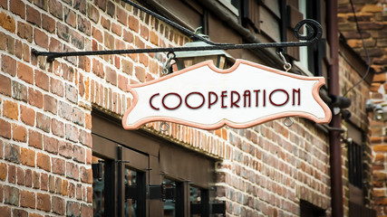 Street Sign to Cooperation