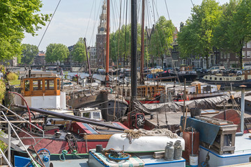 Poster - Wooden Boats Amsterdam