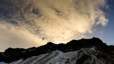 Fototapeta Góry - cime al tramonto