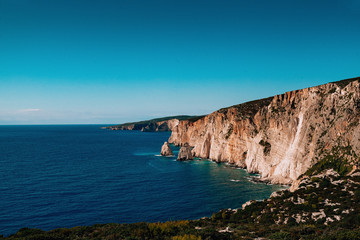 Wall Mural -  Greece, Zakynthos,Panoramic view,Perfect sand beach and turquoise water