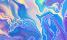 Iridescent Vibrant Liquid Background Texture	