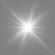 © NAUM - Beautiful golden vector illustration of a star on a translucent background with gold dust and glitters. A magnificent light base for your design.