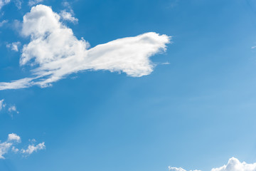 Textures surface pattern design vivid fresh bright colorful white clouds on blue sky Beautiful nature background