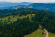 Landscape af the region of Bukovina (Romania, Europe)
