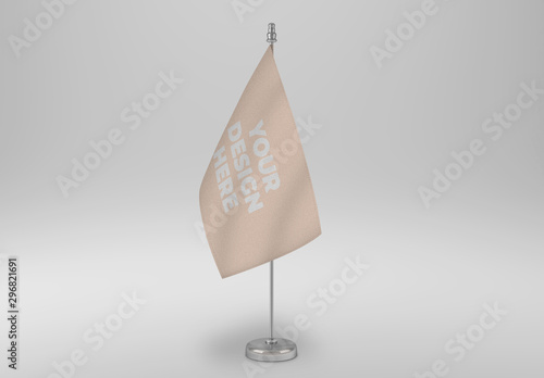 Download Desk Flag Mockup Stock Template Adobe Stock