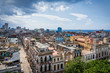 Downtown Havana (Havana Vieja) view in a cloudy day