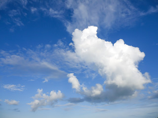 sky and White  clouds