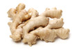 © zcy - Fresh ginger on white background