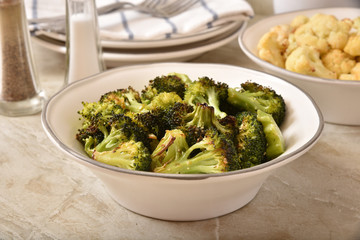 Poster - Roasted broccoli and cauliflower