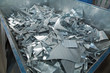 © Adil - Aluminum swarfs . Aluminum metal scrap .