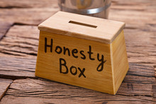Wooden Honesty Box