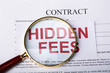 Magnifying Glass On Hidden Fees