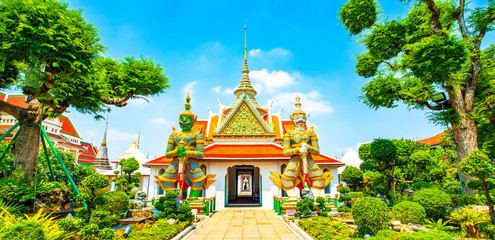 Fototapete - Wat Arun temple, Bangkok