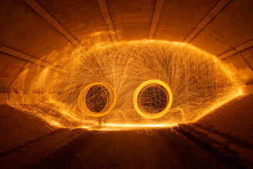 Wall Mural - lightpainting