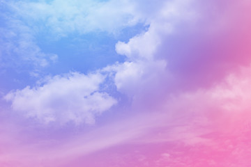 Wall Mural - cloud background with a pastel colour