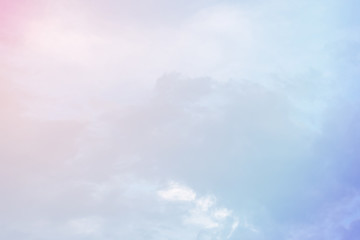 Wall Mural - cloud background with a pastel colour