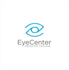 Wall Mural - Eye Care logo designs vector, Eye Health logo template . Eye Center Logo Design Template