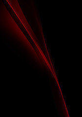 Wall Mural - Abstract background waves. Black and red abstract background for wallpaper oder business card