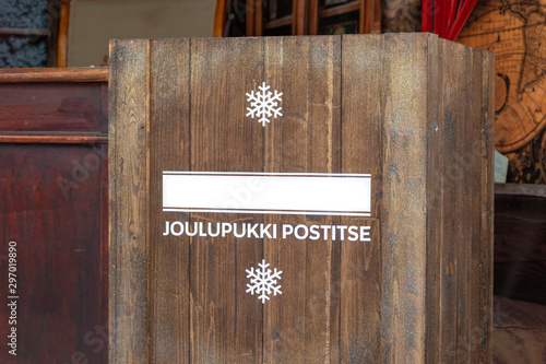 childrens wooden post box