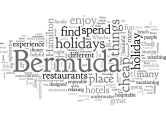 Wall Mural - Cheap Holidays To Bermuda