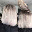 Blond hair with professional hair color 