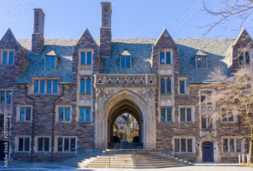 Fotografía Princeton, New Jersey - February, 2019: Princeton University is a Private Ivy League University in New Jersey, USA