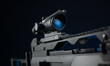 automatic rifle with optical sight