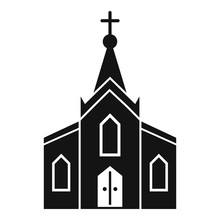 City Church Icon. Simple Illustration Of City Church Vector Icon For Web Design Isolated On White Background