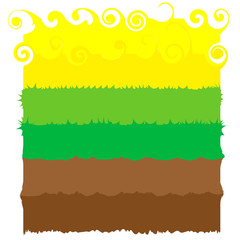 Abstract Green sun vector eps