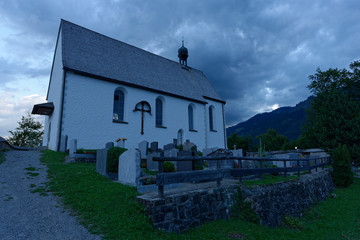 Sticker - Schöllanger Burgkirche, Fischen im Allgäu