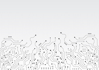 Wall Mural - high tech technology geometric