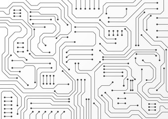 Wall Mural - high tech technology geometric