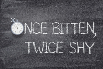 Wall Mural - once bitten watch