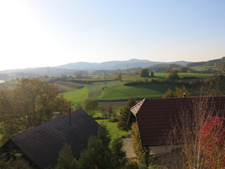 view of slovenia green panorama